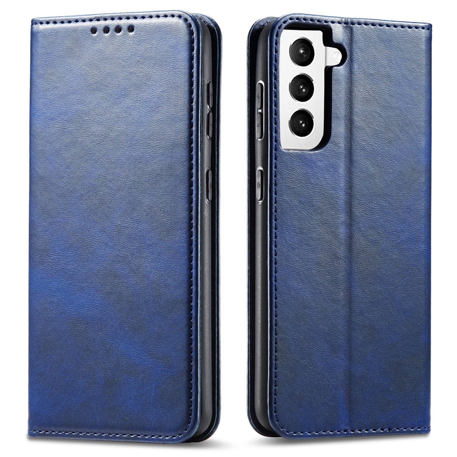 Leather Phone Case For Samsung Galaxy S21 4G 5G Wallet Magnetic Stand Calf Texture Anti-scratch Phone Cover Leather Phone Case For Samsung Galaxy S21 4G 5G Wallet Magnetic Stand Calf Texture Anti-scratch Phone Cover